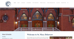 Desktop Screenshot of delawarestmary.org